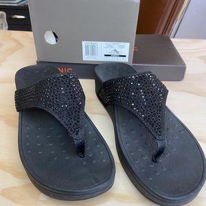 NEW Vionic Pacific Napels Sandals Black Size 9M New In Box NWT